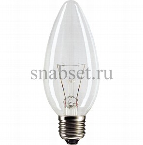 ����� ����������� PHILIPS STANDART 60W 230V B35 E27 (CL)